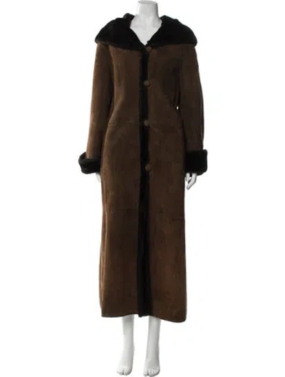 Pre-owned Maximilian Fur Coat In Brown