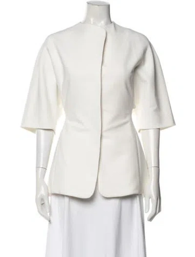 Pre-owned Maximilian Jacket In White