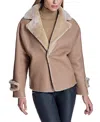 Maximilian Women's Dyed Shearling Lamb Reversible Jacket In Honey