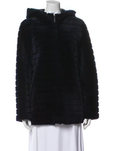Pre-owned Maximilian Shearling Fur Jacket In Black
