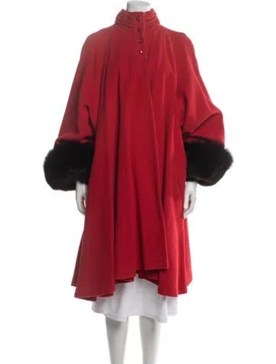 Pre-owned Maximilian Vintage Late 1990's - Early 2000's Coat In Red