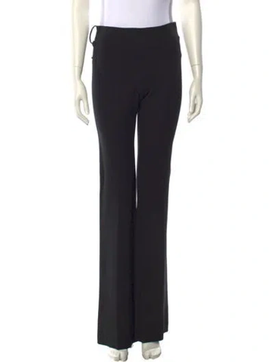 Pre-owned Maximilian Wide Leg Pants In Black