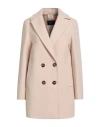 Maximilian Woman Coat Light Pink Size 8 Wool, Polyamide, Cashmere