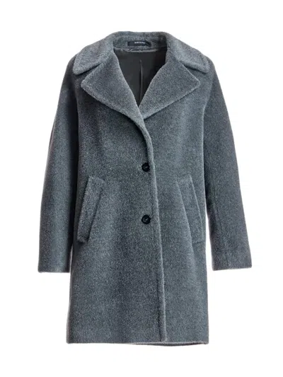 Maximilian Women's  Oversized Alpaca Blend Coat In Gray