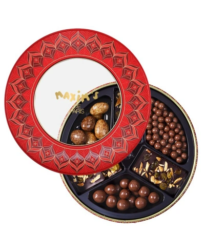Maxim's De Paris Round Tin Chocolate Temptation, 6 oz In No Color