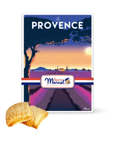 Maxim's De Paris Sacre Marcel Provence Tin With Lemon Cookies, 3.5oz In Multi