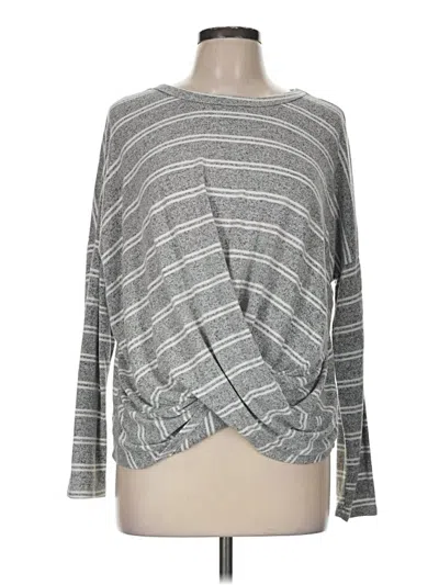 Pre-owned Maxine Long Sleeve T-shirt In Gray