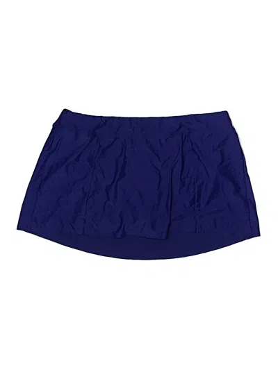 Pre-owned Maxine Of Hollywood Swimsuit Bottoms In Blue