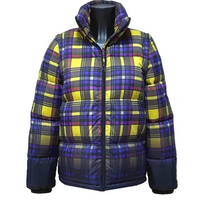 Maxjenny Men's Puffer – Tartan Yellow Purple