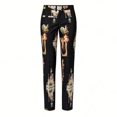 Maxjenny Women's Classic Suit Pants - Sicily Black In Multi