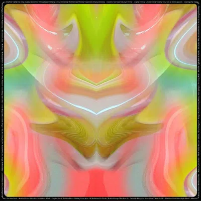 Maxjenny Women's Green / Rose Gold Scarf - Smokeflow Yellow In Multi