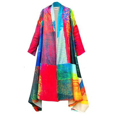 Maxjenny Women's Kaftan - Multi Art