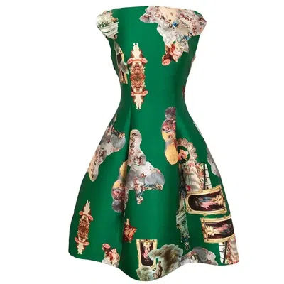 Maxjenny Women's Midi Dress C - Sicily Green