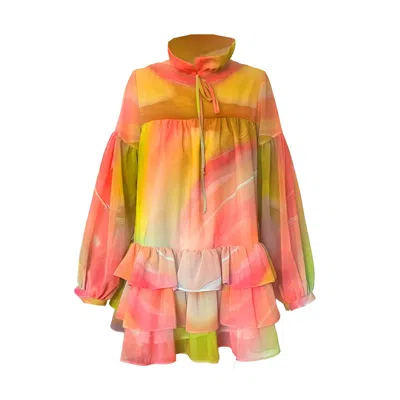 Maxjenny Women's Mini Dress - Smokeflow Yellow