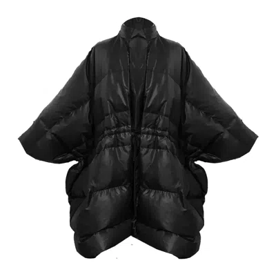 Maxjenny Women's Oversized Puffer Coat – Black