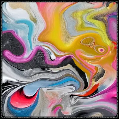 Maxjenny Women's Pink / Yellow Scarf - Smokeflow Watercolour In Multi