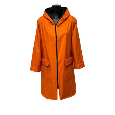 Maxjenny Women's Rain Jacket Orange