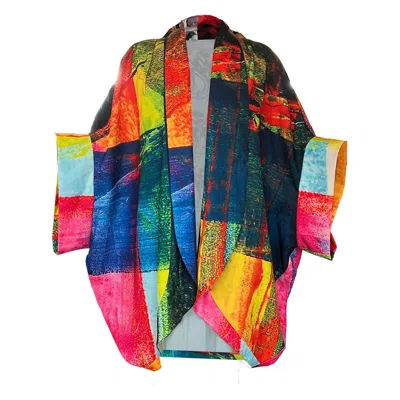 Maxjenny Women's Round Art Kaftan Multi Colours One
