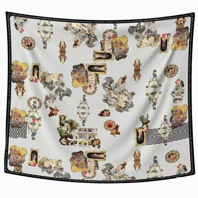 Maxjenny Women's Scarf - Sicily Dirty White