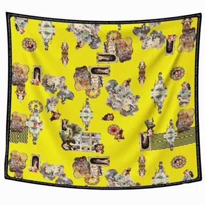 Maxjenny Women's Scarf - Sicily Yellow