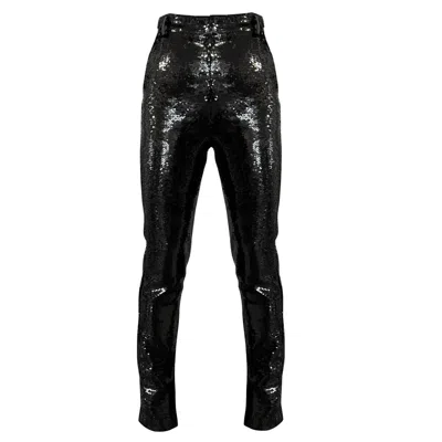Maxjenny Women's Sequins - Black