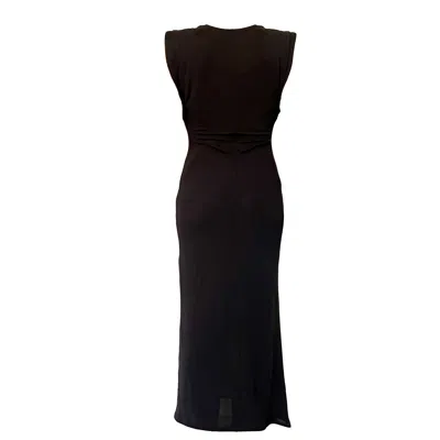 Maxjenny Women's Shoulder Dress Black-the New Essentials From !