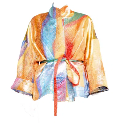 Maxjenny Women's Square Boxy Jacket - Kasthall In Yellow