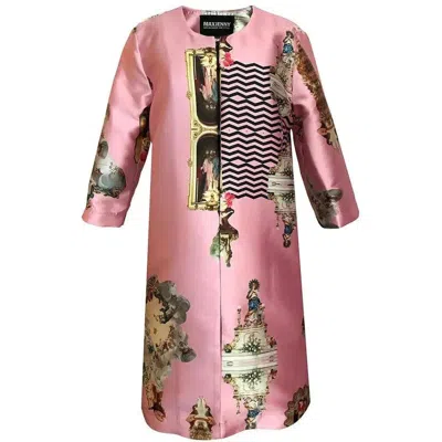 Maxjenny Women's Tailored Coat - Sicily Powder Pink