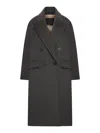 Maxmara Atelier Angus Overcoat In Cashmere, Alpaca And Wool In Black