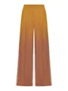 Maxmara Pianoforte Wide Leg Pants In Seta In Metallic