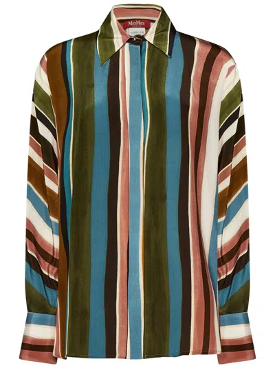 Maxmara Studio Arpe Shirt In White