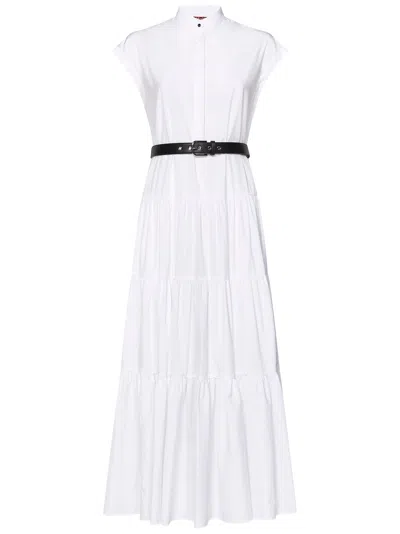 Maxmara Studio Bairo Dress In White