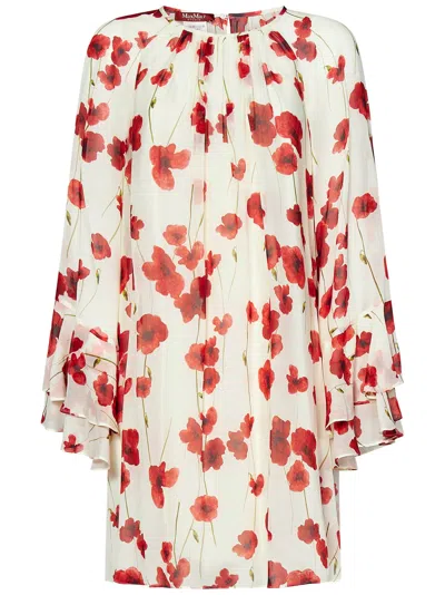 Maxmara Studio Dress In White