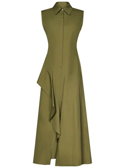 Maxmara Studio Keras Dress In Green