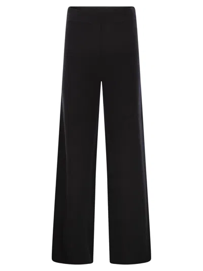 Maxmara Studio Moritz Wool And Cashmere Trousers In Black
