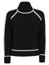 Maxmara Studio Pescara Wool And Cashmere Turtleneck Sweater In Black