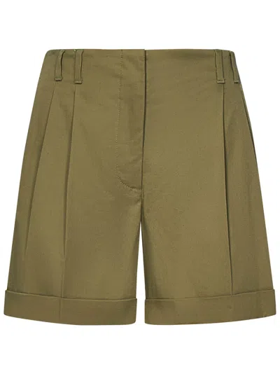 Maxmara Studio Shorts In Green