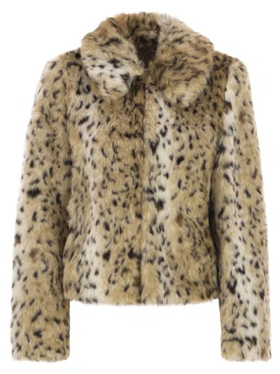 Maxmara Studio Uta Eco Friendly Fur In Multi