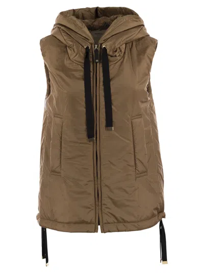 Maxmara The Cube Max Mara The Cube Greengo Sleeveless In Drip Proof Technical Fabric