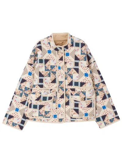 Maxmara Weekend Arizia Short Jacket Beige Multi-colour