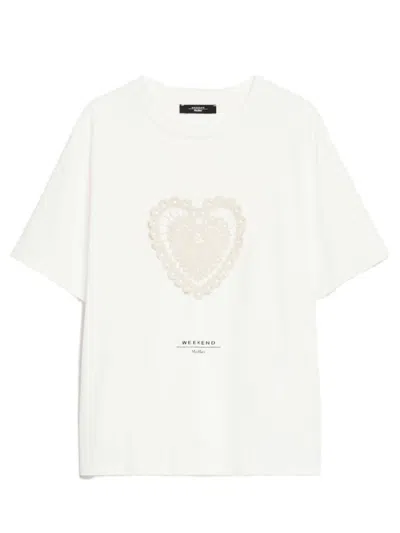 Maxmara Weekend Barbano Cotton T-shirt White