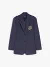 Maxmara Weekend Brama Embroidery Blazer Navy