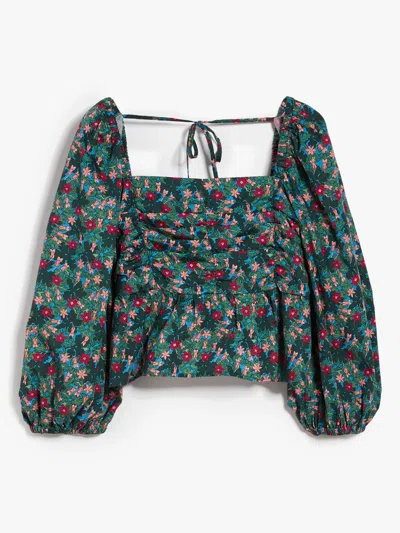 Maxmara Weekend Palpiti Top Green In Multi