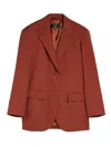 Maxmara Weekend Wollen Cloth Blazer Rust