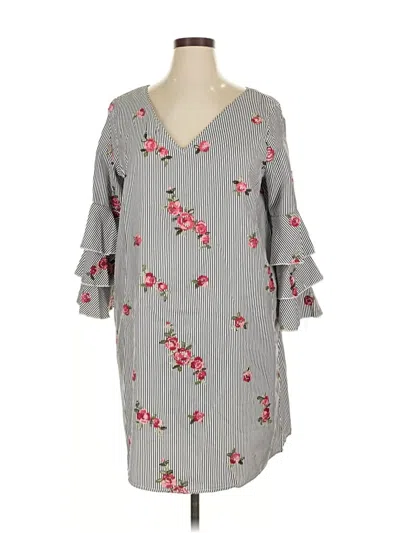 Pre-owned Maxsport Casual Dress In Gray