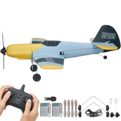 Maxx Rc Rc Plane, 2.4ghz 3 Channel Remote Control Airplane With 6-axis Gyro Stabilizer, Ready To Fly Fighter