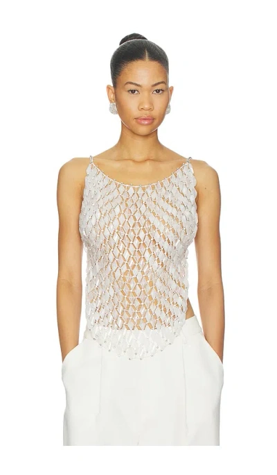 May Mashiah Sadie Top In White