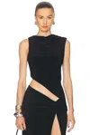 May Mashiah X Fwrdlayla Top In Black