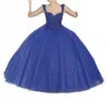 May Queen Couture Quinceanera Maxi Dress In Royal Blue In Blue