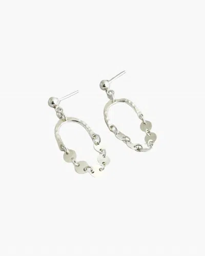 Maya Bauman Women's Mini Bell Earrings In Silver In Metallic